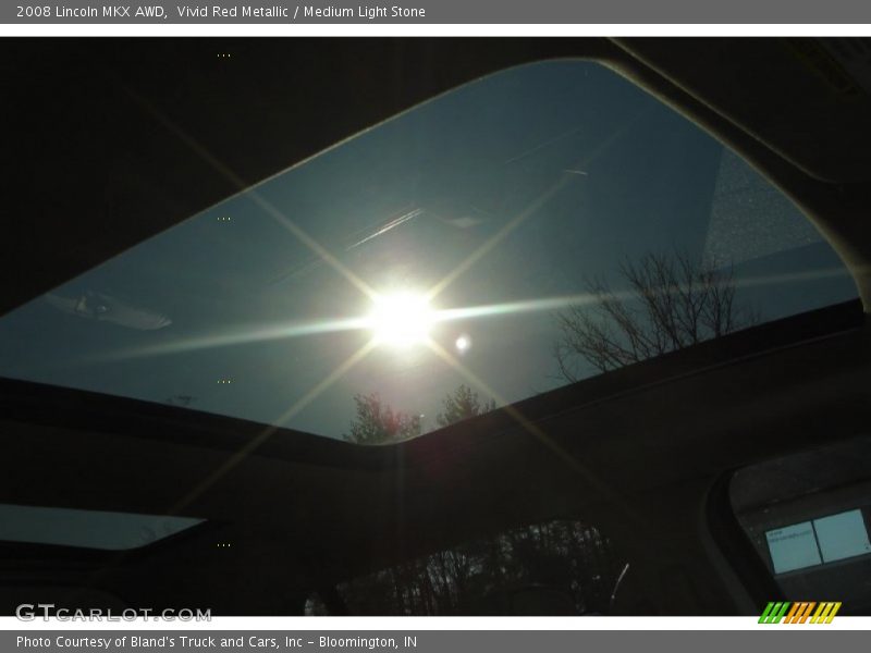Vivid Red Metallic / Medium Light Stone 2008 Lincoln MKX AWD
