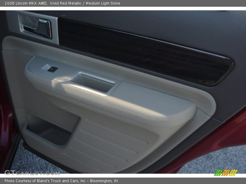 Vivid Red Metallic / Medium Light Stone 2008 Lincoln MKX AWD