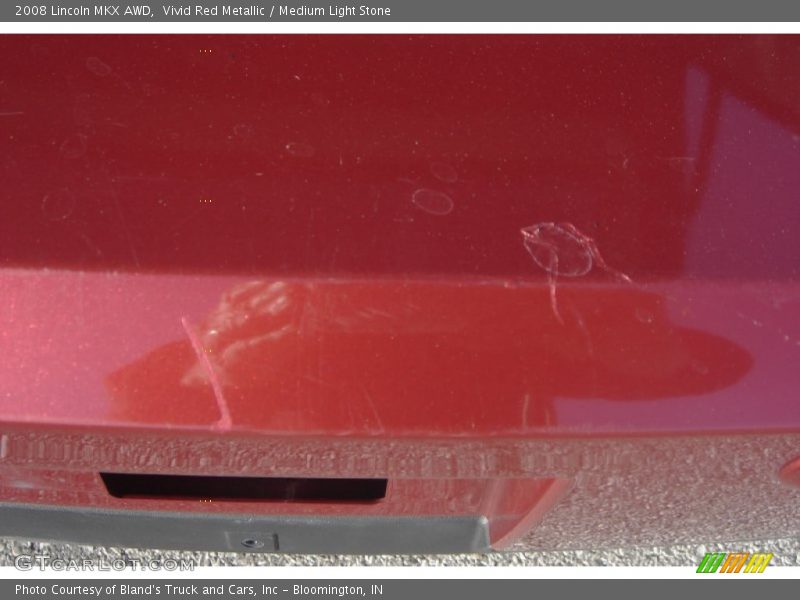 Vivid Red Metallic / Medium Light Stone 2008 Lincoln MKX AWD