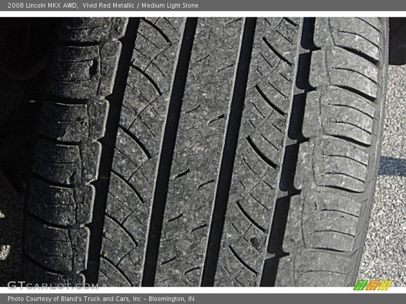 Vivid Red Metallic / Medium Light Stone 2008 Lincoln MKX AWD