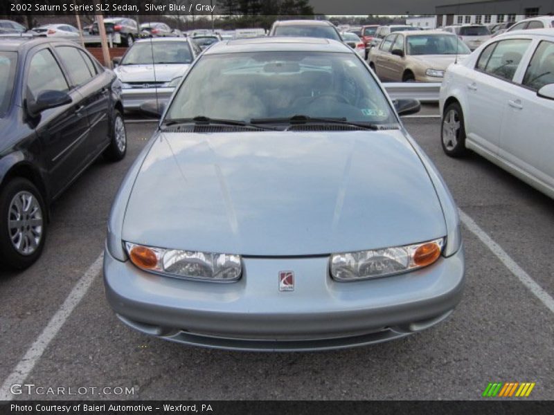 Silver Blue / Gray 2002 Saturn S Series SL2 Sedan