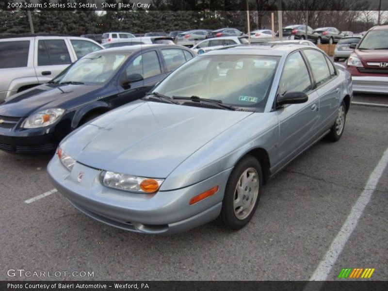 Silver Blue / Gray 2002 Saturn S Series SL2 Sedan