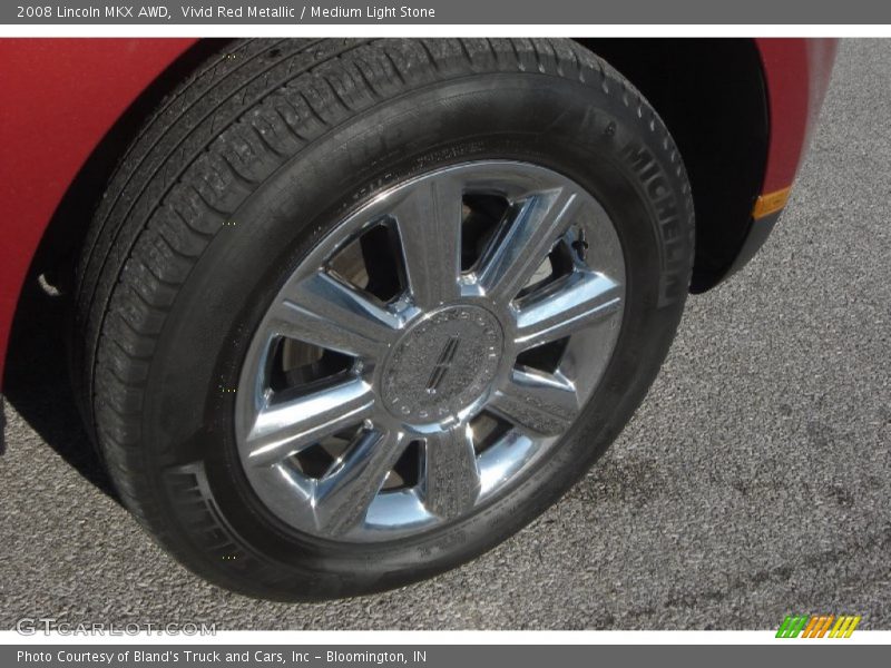 Vivid Red Metallic / Medium Light Stone 2008 Lincoln MKX AWD