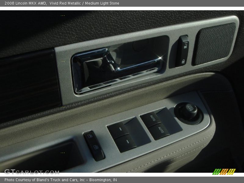 Vivid Red Metallic / Medium Light Stone 2008 Lincoln MKX AWD