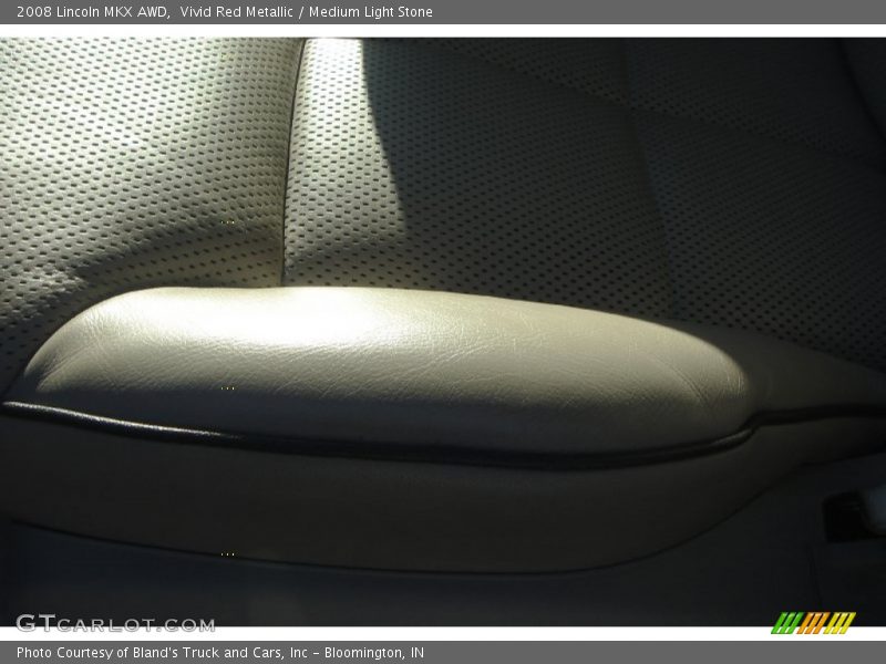 Vivid Red Metallic / Medium Light Stone 2008 Lincoln MKX AWD