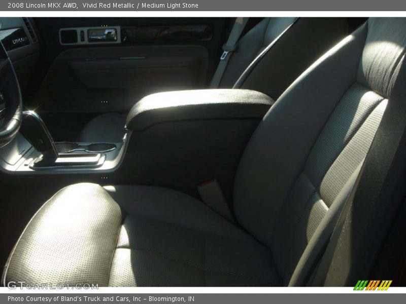Vivid Red Metallic / Medium Light Stone 2008 Lincoln MKX AWD