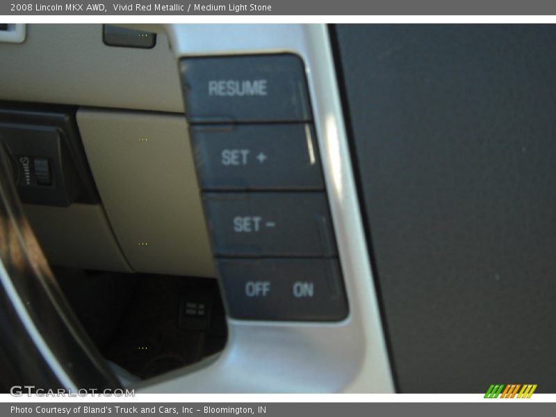 Vivid Red Metallic / Medium Light Stone 2008 Lincoln MKX AWD