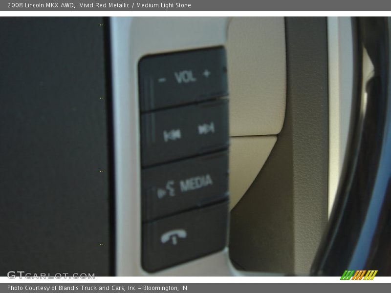 Vivid Red Metallic / Medium Light Stone 2008 Lincoln MKX AWD