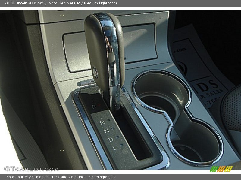 Vivid Red Metallic / Medium Light Stone 2008 Lincoln MKX AWD