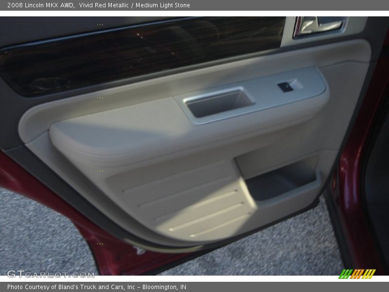 Vivid Red Metallic / Medium Light Stone 2008 Lincoln MKX AWD
