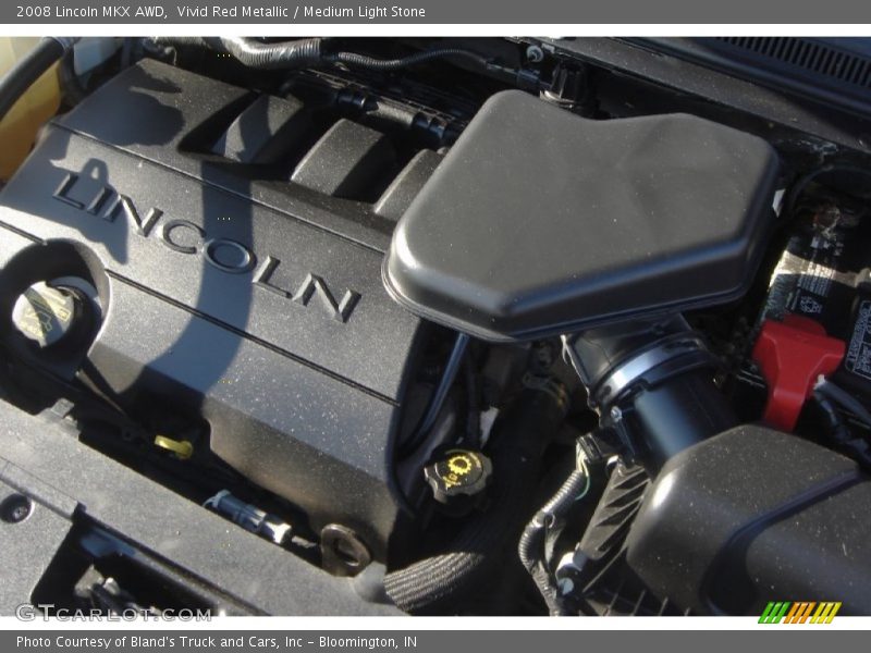 Vivid Red Metallic / Medium Light Stone 2008 Lincoln MKX AWD