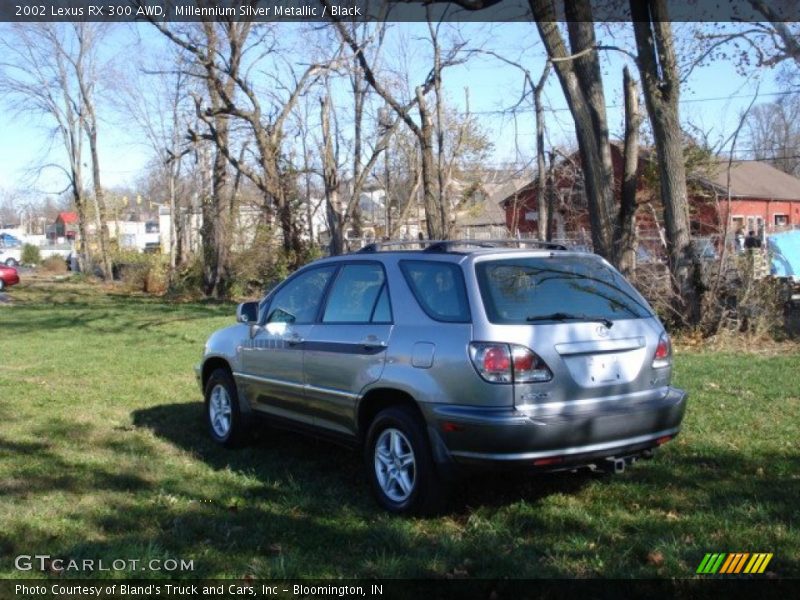 Millennium Silver Metallic / Black 2002 Lexus RX 300 AWD