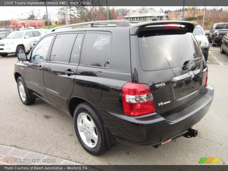 Black / Gray 2005 Toyota Highlander Limited 4WD