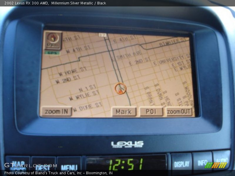 Millennium Silver Metallic / Black 2002 Lexus RX 300 AWD