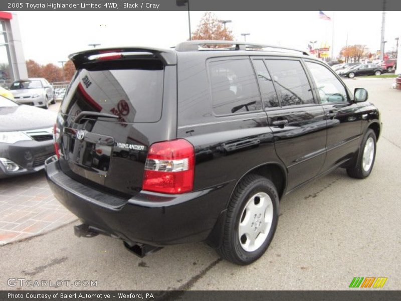 Black / Gray 2005 Toyota Highlander Limited 4WD