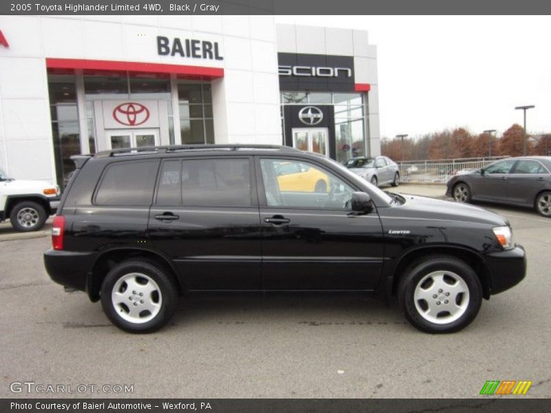 Black / Gray 2005 Toyota Highlander Limited 4WD