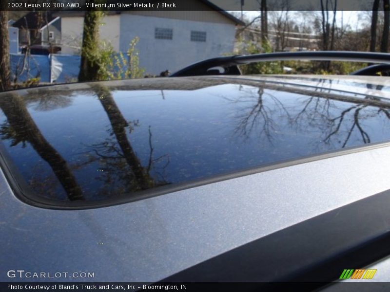 Millennium Silver Metallic / Black 2002 Lexus RX 300 AWD