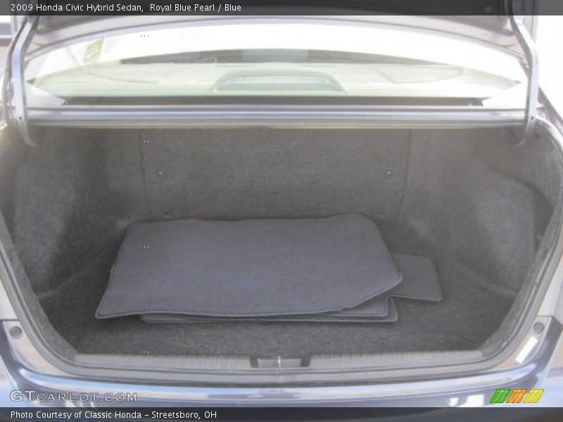 Royal Blue Pearl / Blue 2009 Honda Civic Hybrid Sedan