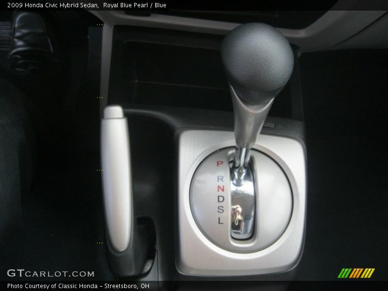 Royal Blue Pearl / Blue 2009 Honda Civic Hybrid Sedan
