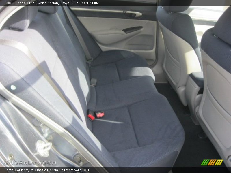 Royal Blue Pearl / Blue 2009 Honda Civic Hybrid Sedan