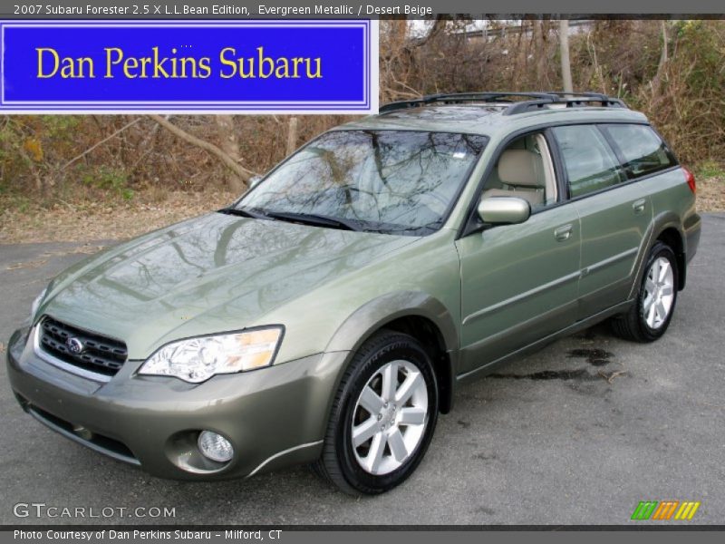 Evergreen Metallic / Desert Beige 2007 Subaru Forester 2.5 X L.L.Bean Edition