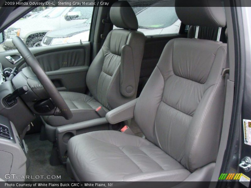 Sterling Gray Metallic / Gray 2009 Honda Odyssey EX-L