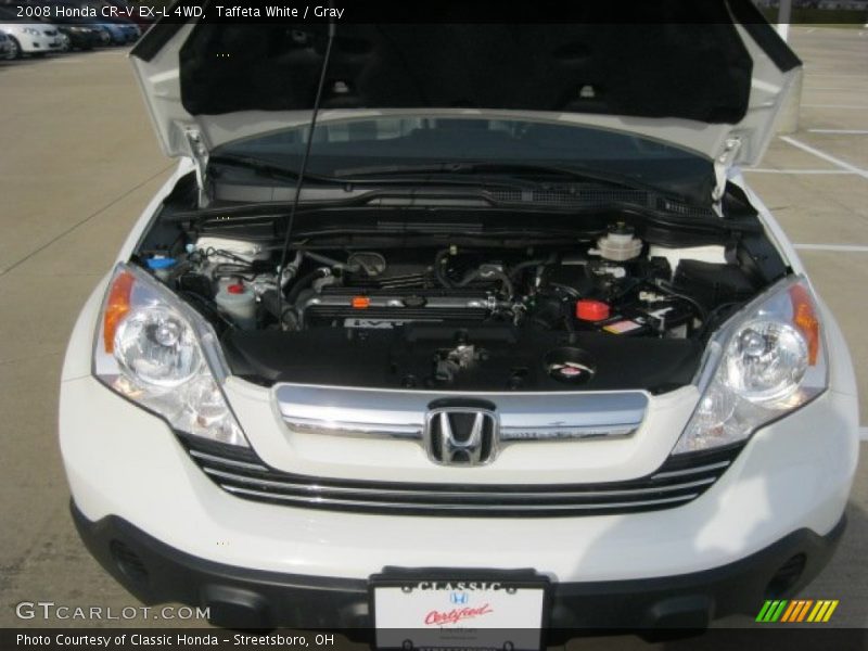 Taffeta White / Gray 2008 Honda CR-V EX-L 4WD