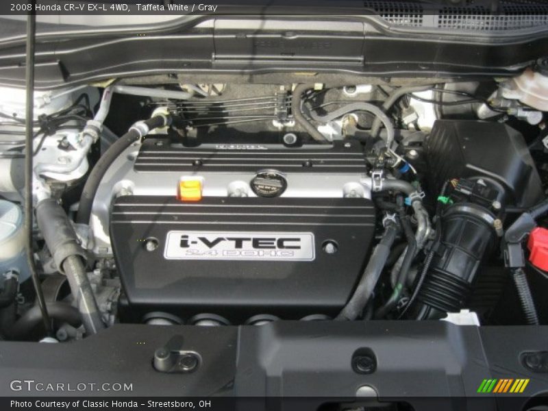 Taffeta White / Gray 2008 Honda CR-V EX-L 4WD
