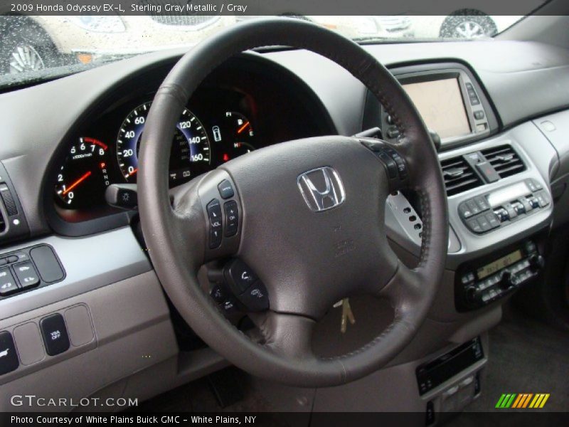Sterling Gray Metallic / Gray 2009 Honda Odyssey EX-L