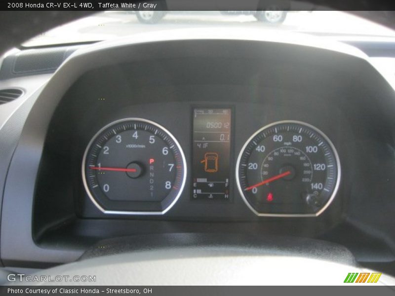 Taffeta White / Gray 2008 Honda CR-V EX-L 4WD