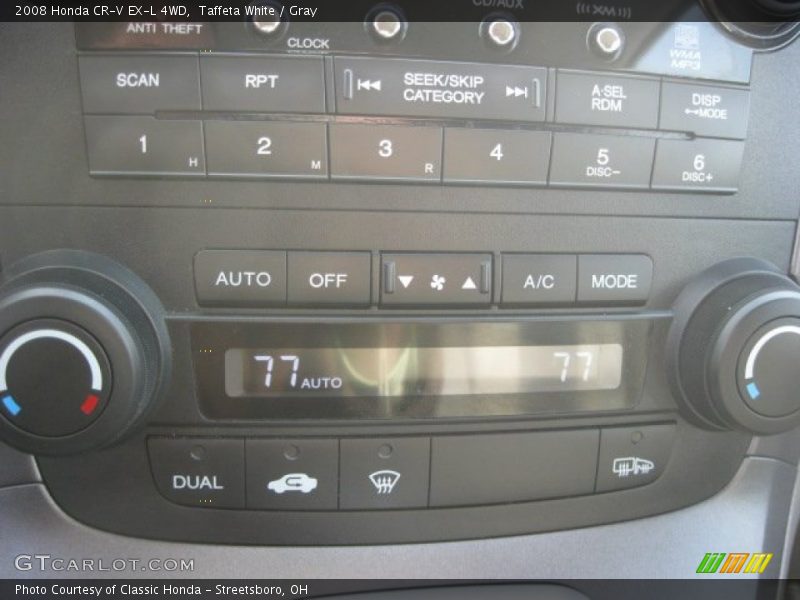 Taffeta White / Gray 2008 Honda CR-V EX-L 4WD