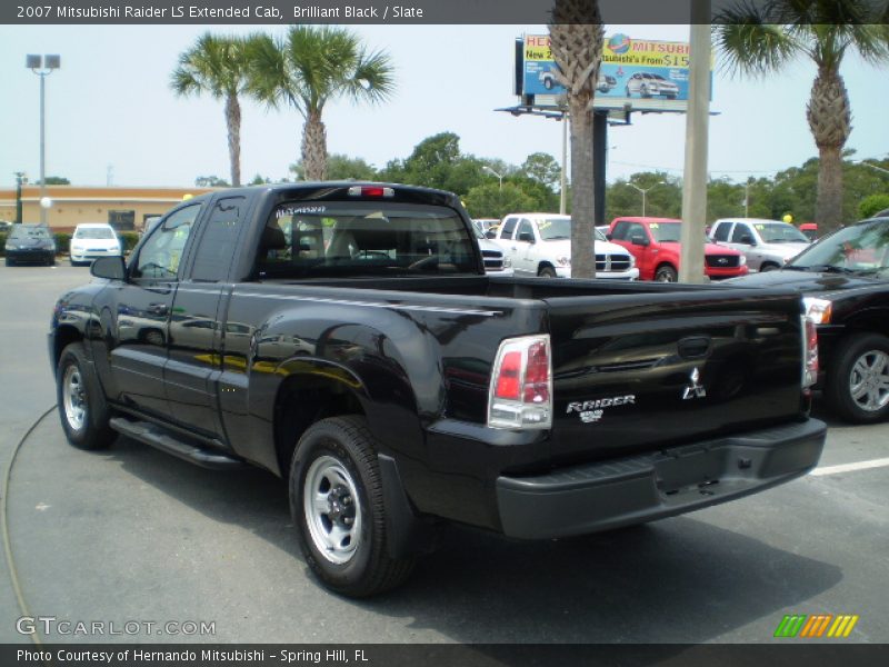 Brilliant Black / Slate 2007 Mitsubishi Raider LS Extended Cab