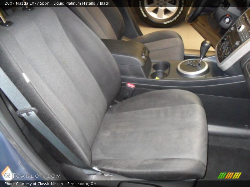 Liquid Platinum Metallic / Black 2007 Mazda CX-7 Sport