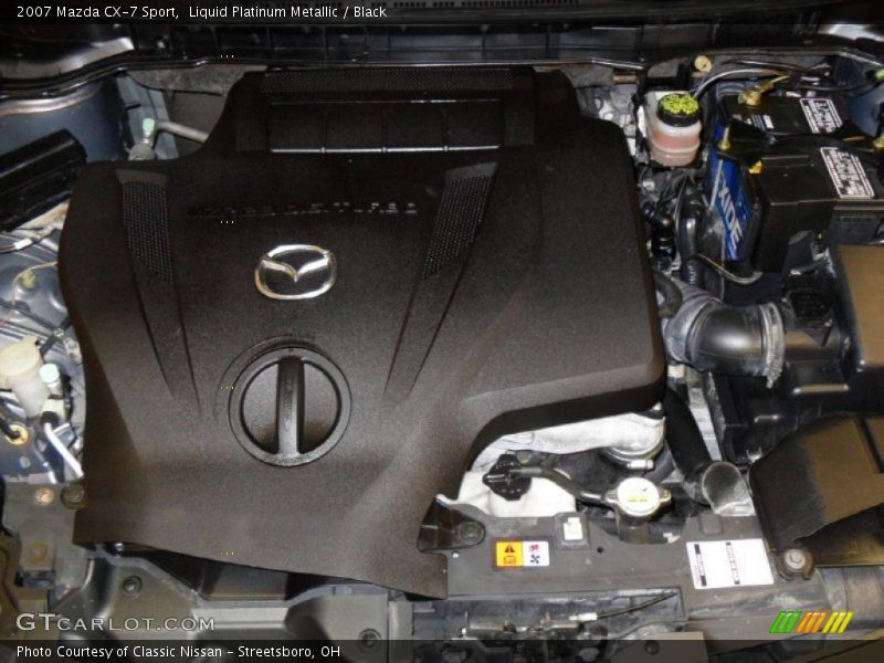 Liquid Platinum Metallic / Black 2007 Mazda CX-7 Sport