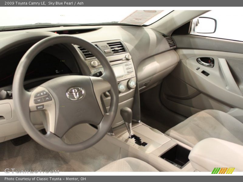 Sky Blue Pearl / Ash 2009 Toyota Camry LE
