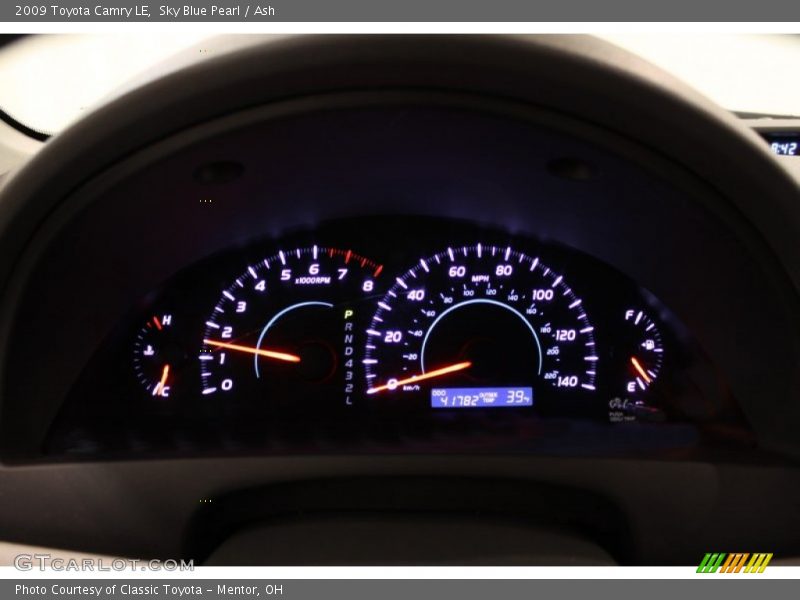 Sky Blue Pearl / Ash 2009 Toyota Camry LE
