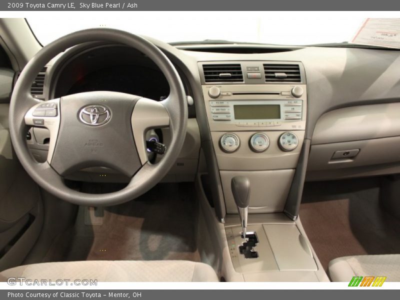 Sky Blue Pearl / Ash 2009 Toyota Camry LE
