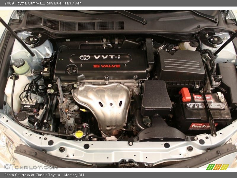 Sky Blue Pearl / Ash 2009 Toyota Camry LE