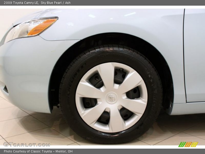 Sky Blue Pearl / Ash 2009 Toyota Camry LE