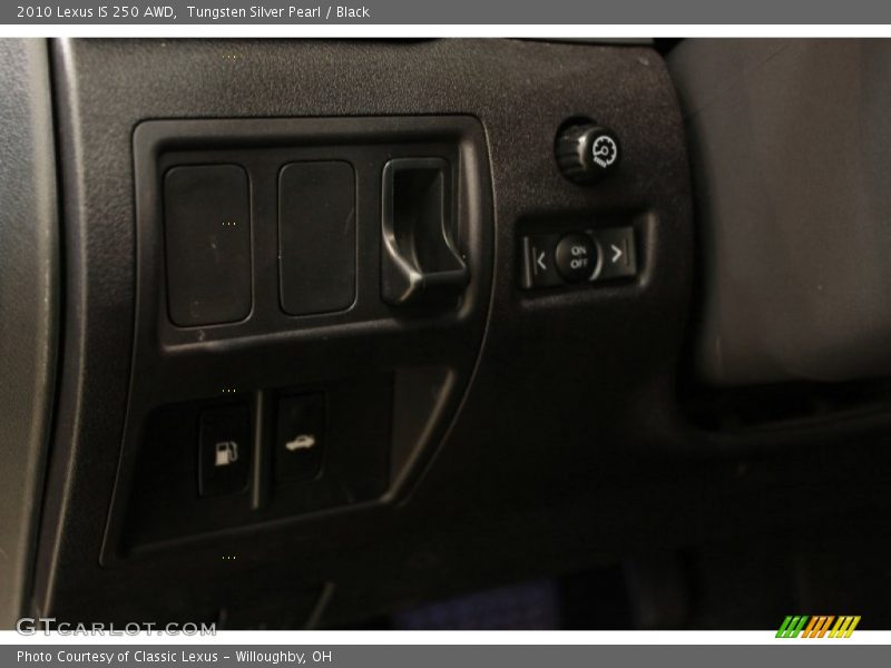 Tungsten Silver Pearl / Black 2010 Lexus IS 250 AWD