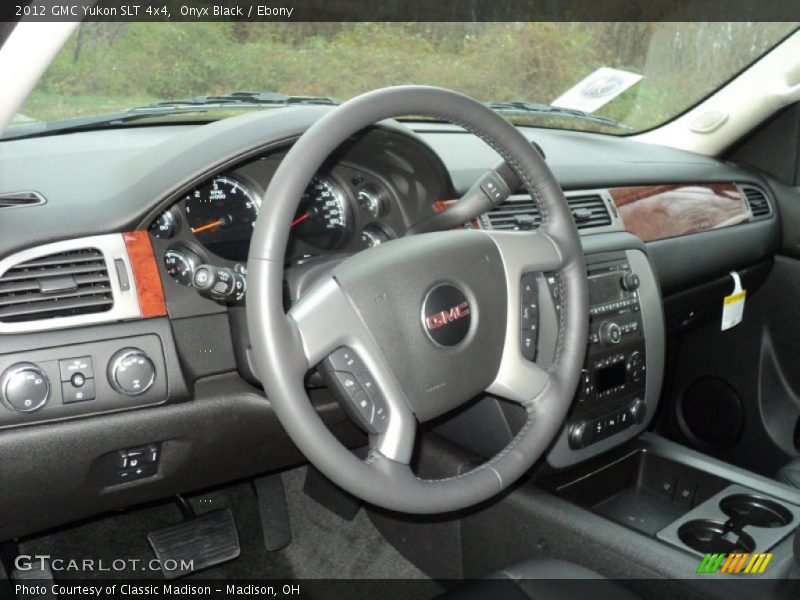 Onyx Black / Ebony 2012 GMC Yukon SLT 4x4