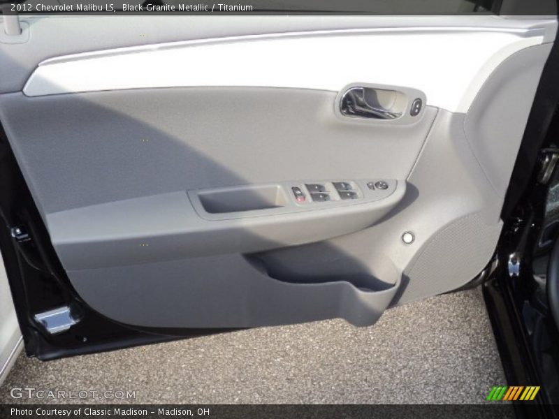 Black Granite Metallic / Titanium 2012 Chevrolet Malibu LS
