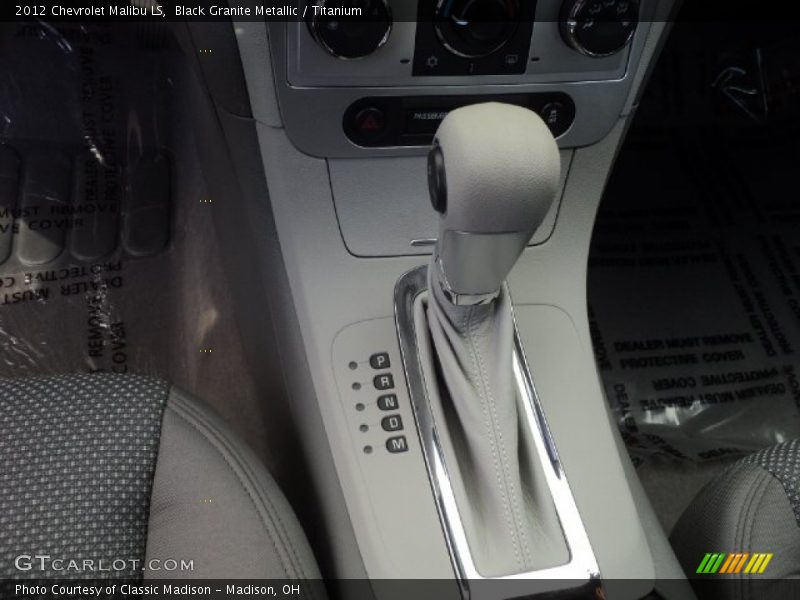 Black Granite Metallic / Titanium 2012 Chevrolet Malibu LS