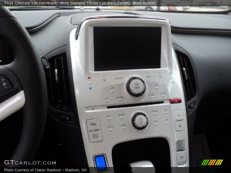Controls of 2012 Volt Hatchback