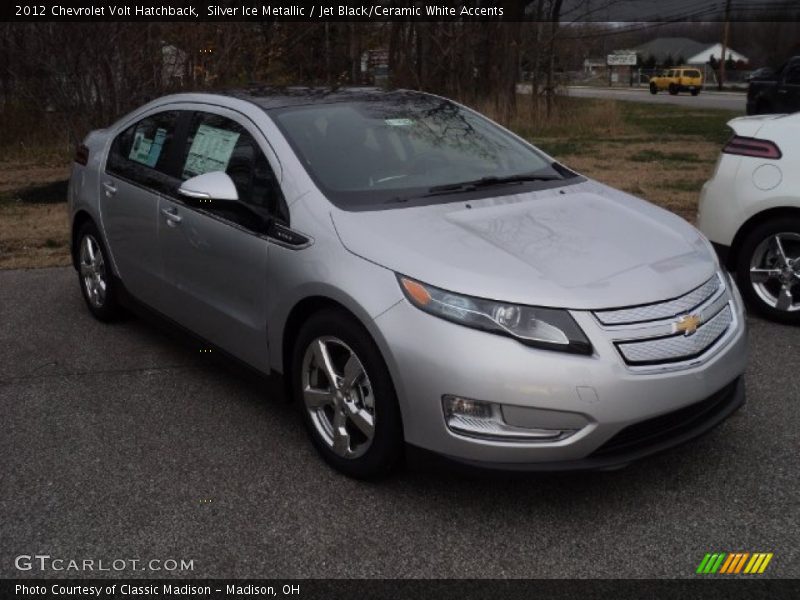 Silver Ice Metallic / Jet Black/Ceramic White Accents 2012 Chevrolet Volt Hatchback