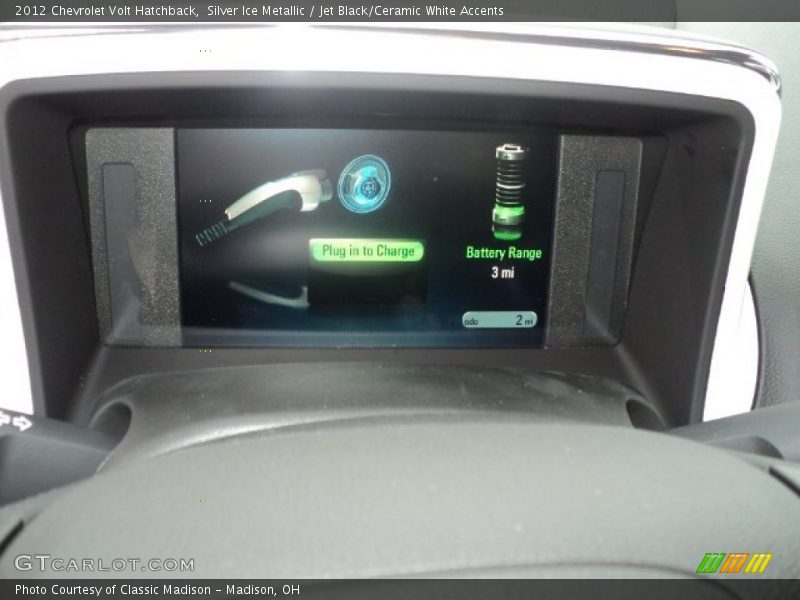 Silver Ice Metallic / Jet Black/Ceramic White Accents 2012 Chevrolet Volt Hatchback