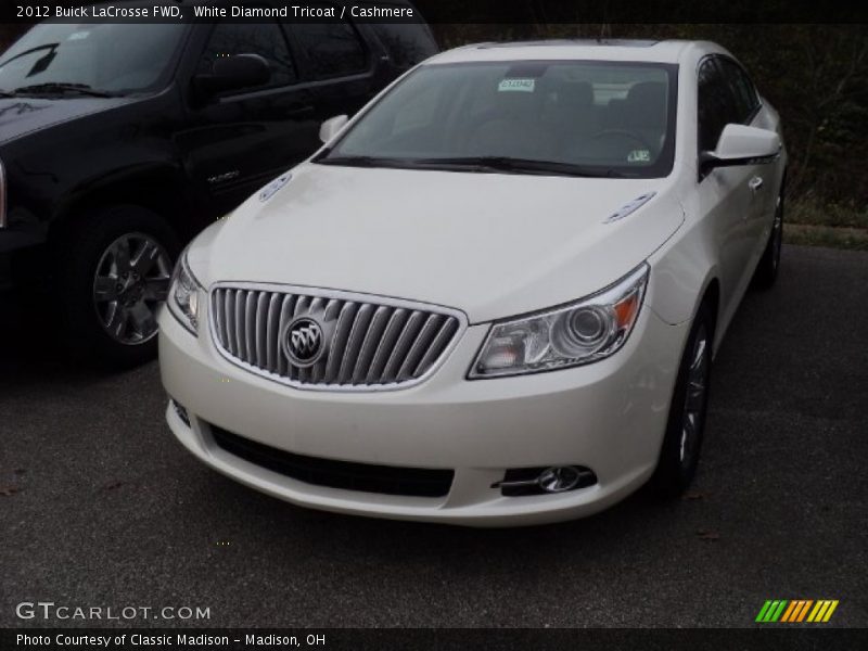 White Diamond Tricoat / Cashmere 2012 Buick LaCrosse FWD