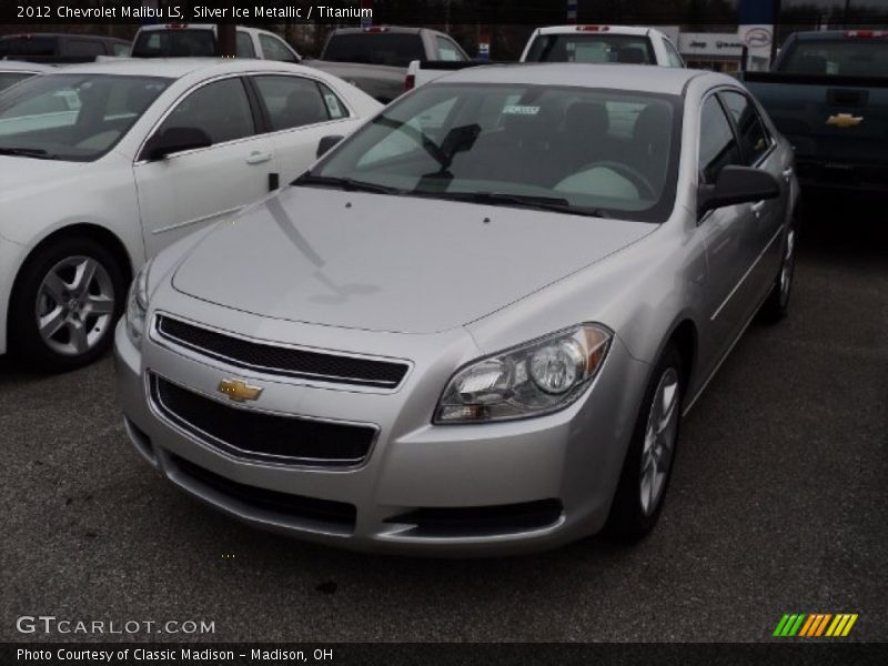 Silver Ice Metallic / Titanium 2012 Chevrolet Malibu LS