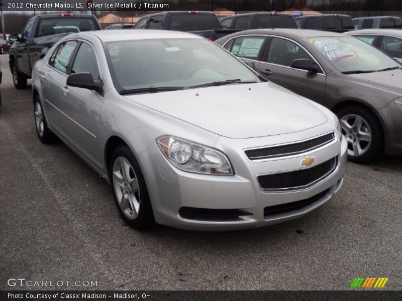 Silver Ice Metallic / Titanium 2012 Chevrolet Malibu LS