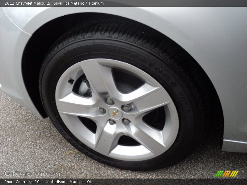 Silver Ice Metallic / Titanium 2012 Chevrolet Malibu LS